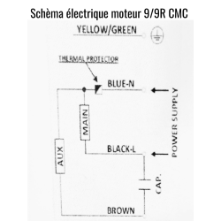 schema electrique de branchements informations techniques moteur cmc 9/9R