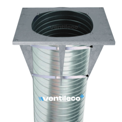 kit de fixation tourelle sur gaine réseau toiture ventilation professionnel