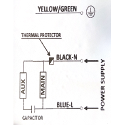 schéma de branchements électrique moteur escargot