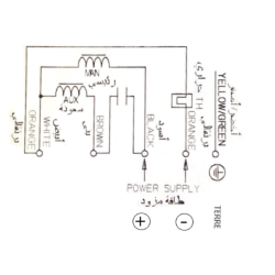 schéma électrique de branchements moteur