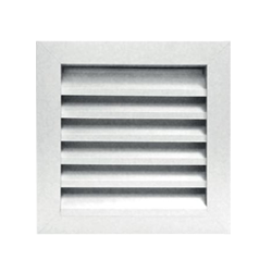 Grille extérieure alu carrée