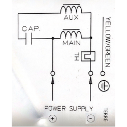 schema branchement moteur escargot 6000m3/h monophasé